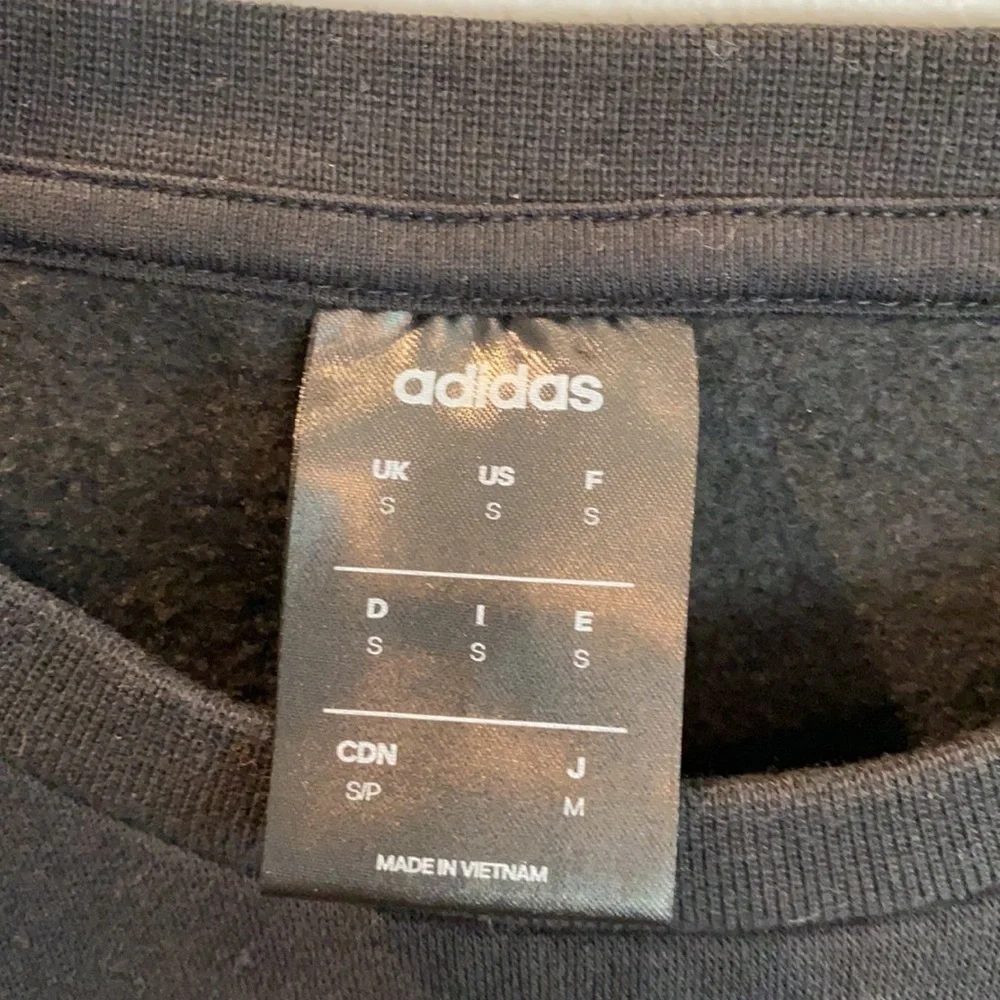 Men’s Adidas Essential 3 Stripe Crew Sweatshirt
